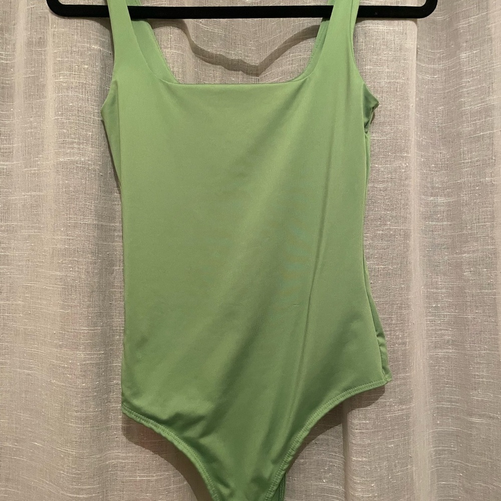 Green Bodysuit Tank